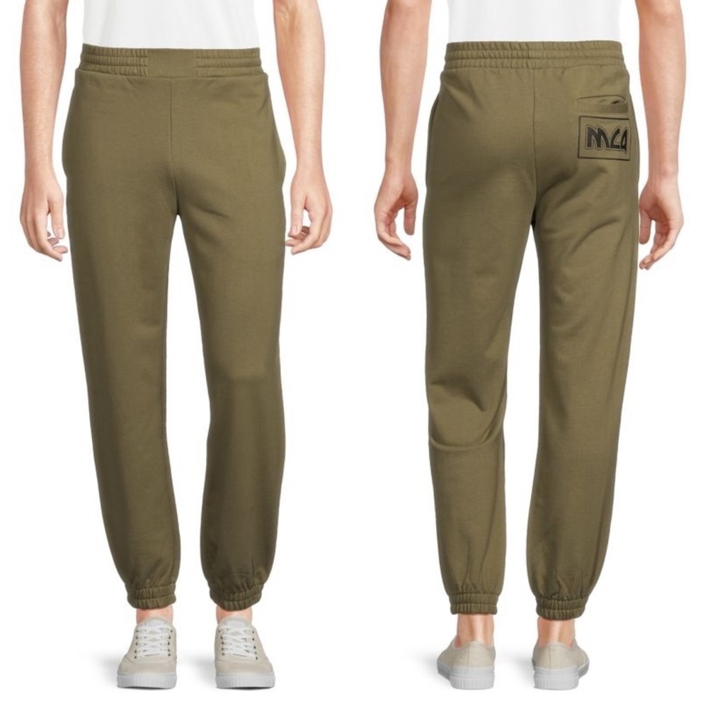 MCQ Alexander McQueen Logo Solid Jogger Sweatpants Size Large NWT Military Khaki